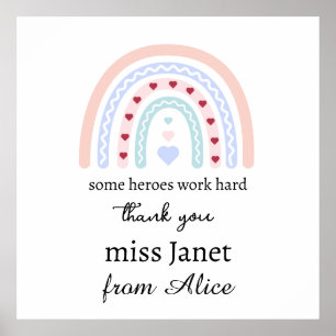 Teacher Appreciation - Best Teacher Ever Present Poster
