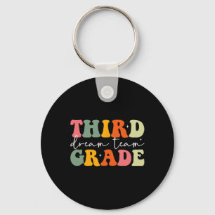 Teacher Appreciation Byck To School Third Grade Dr Keychain