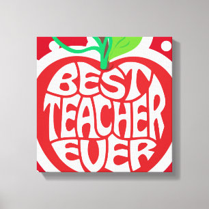 Teacher Appreciation Canvas Print