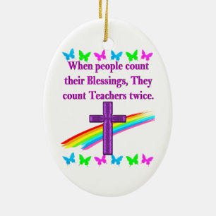 TEACHER APPRECIATION CERAMIC ORNAMENT