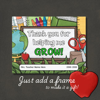 Teacher Appreciation Certificate of Thanks