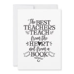 Teacher Appreciation Class Gift Thank You Card Teacher Appreciation Class Gift Thank You Card