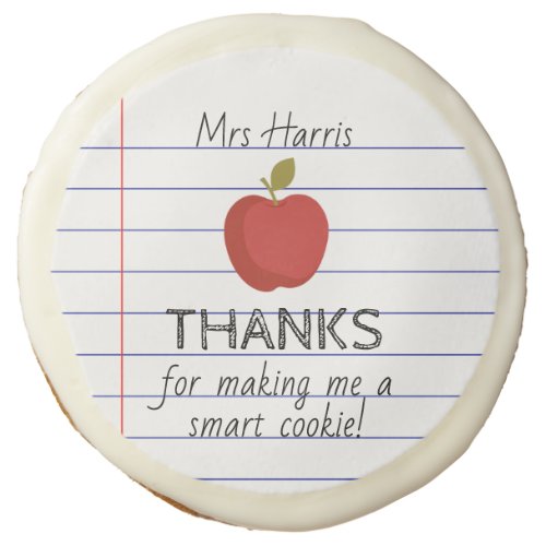 Teacher Appreciation Cookies Personalized 