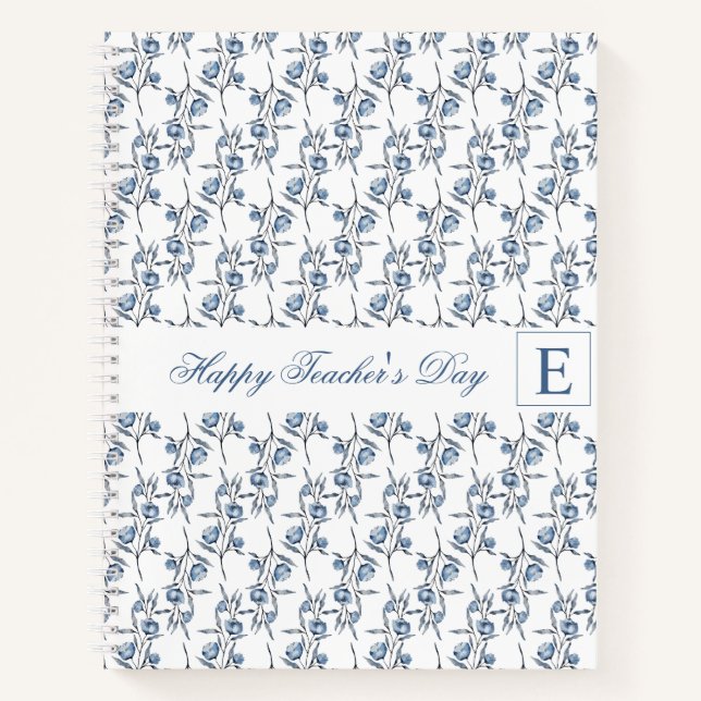 Teacher Appreciation | Custom Name Gift Notebook (Front)