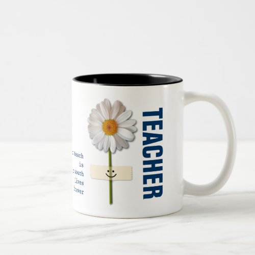 Teacher Appreciation Custom Name Gift  Two_Tone Coffee Mug