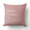 Teacher Appreciation Definition Pink Fun