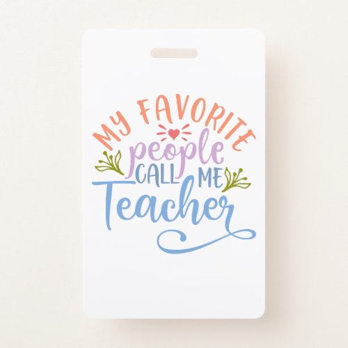 Teacher Appreciation Design Idea Badge