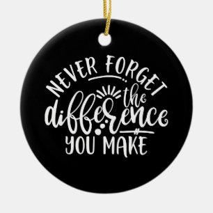 Teacher Appreciation Design Idea Ceramic Ornament