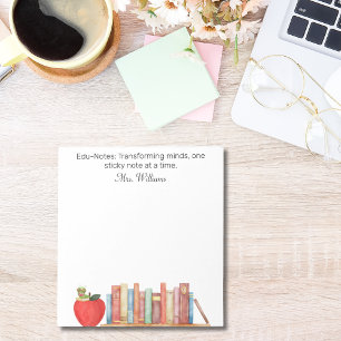 Teacher Appreciation Edu-Notes:Transforming Minds Notepad
