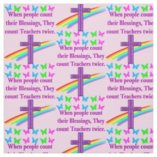 TEACHER APPRECIATION FABRIC