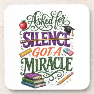 Teacher appreciation gift Beverage Coaster
