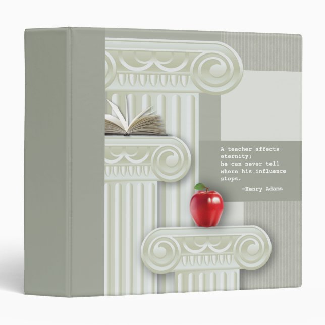 Teacher Appreciation Gift  Binder (Front/Spine)
