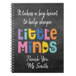 Teacher Appreciation Gift | Chalkboard Style Notebook
