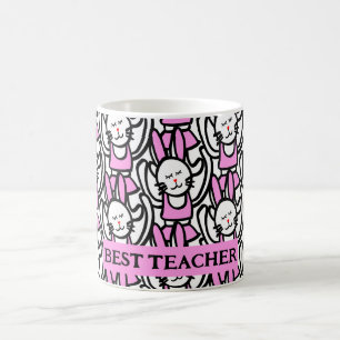 Teacher Appreciation Gift, Dancing Rabbit Coffee Mug