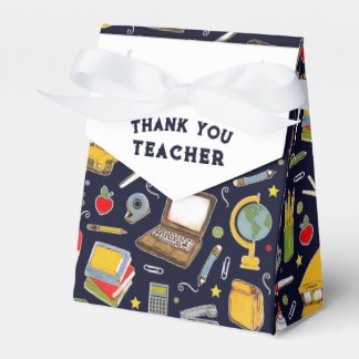 Teacher Appreciation Gift Favor Box
