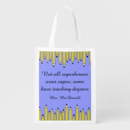 Teacher appreciation gift grocery bag