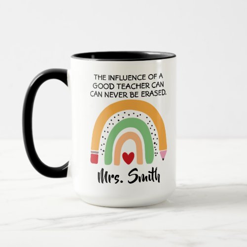 Teacher Appreciation Gift The Influence of A Good Mug