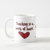 Teacher Appreciation Heart Mug