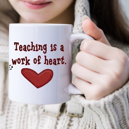 Teacher Appreciation Heart Mug
