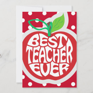 Teacher Appreciation Holiday Card