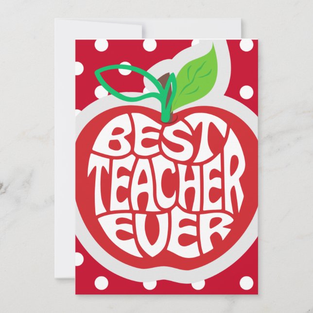Teacher Appreciation Holiday Card (Front)