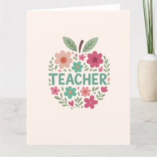 Teacher Appreciation Letterpress Thank You Card