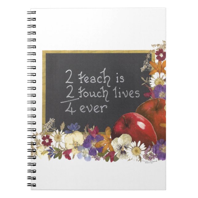 Teacher appreciation notebook (Front)