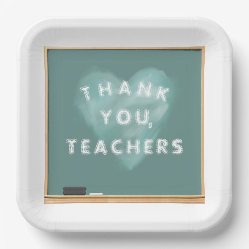 Teacher Appreciation Paper Plates