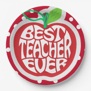 Teacher Appreciation Paper Plates