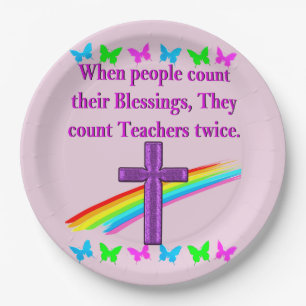 TEACHER APPRECIATION PAPER PLATES