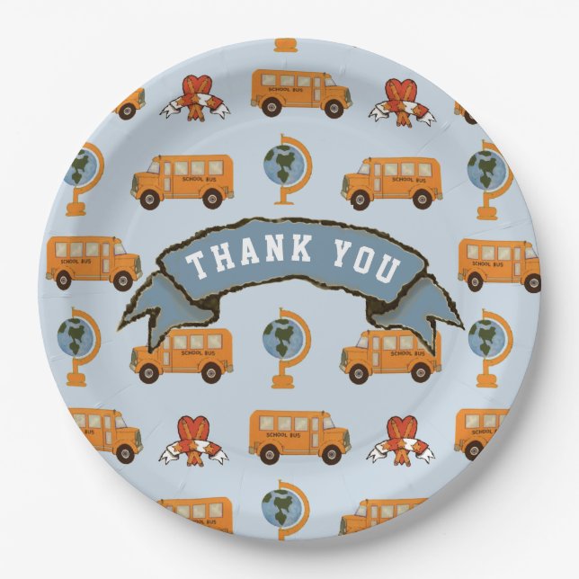 Teacher Appreciation Paper Plates (Front)