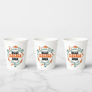 Teacher Appreciation Party Cup