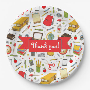 Teacher Appreciation Party Paper Plates