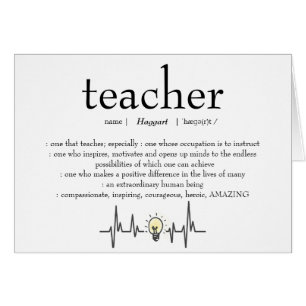 Teacher Appreciation Personalized Cards