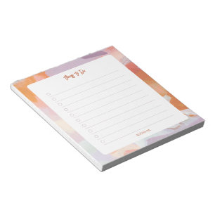 Teacher Appreciation Personalized School Notepad