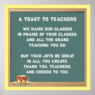 Teacher Appreciation Poem Poster