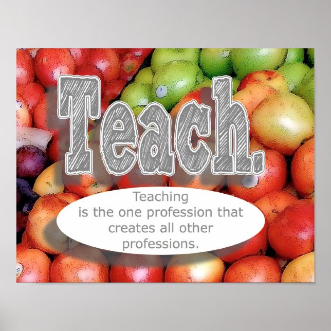 Teacher appreciation poster (Front)