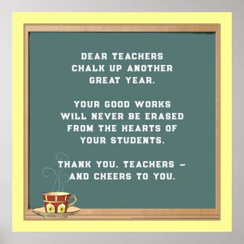 Teacher Appreciation Poster