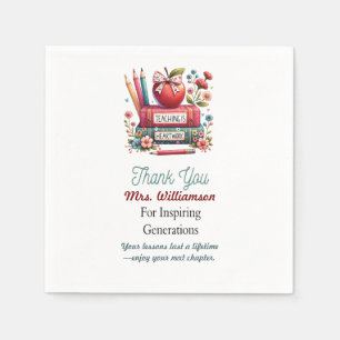 Teacher Appreciation Retirement Napkins