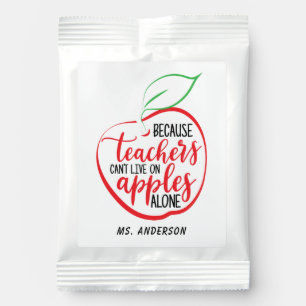 Teacher Appreciation Simple Funny Modern Saying Lemonade Drink Mix