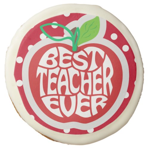Teacher Appreciation Sugar Cookie