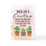 Teacher Appreciation Teach Like A Cactus Card Teacher Appreciation Teach Like A Cactus Card