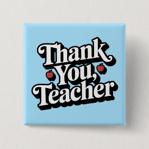 Teacher Appreciation Thank you Button