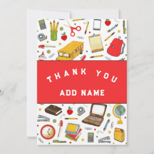 Teacher Appreciation Thank You Card