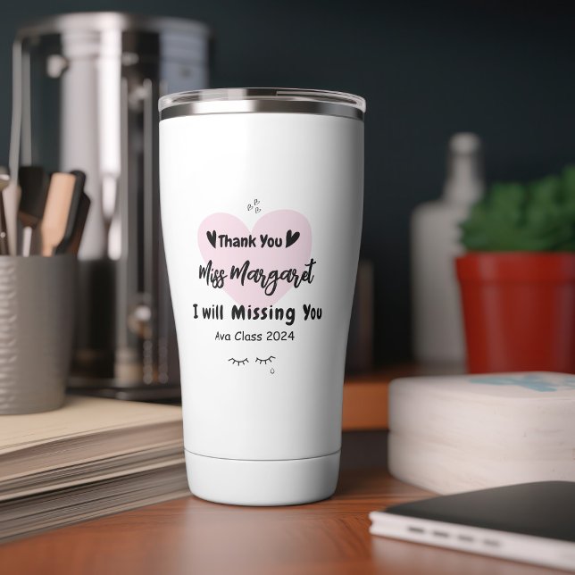 Teacher Appreciation Thank You School Custom Insulated Tumbler (Creator Uploaded)