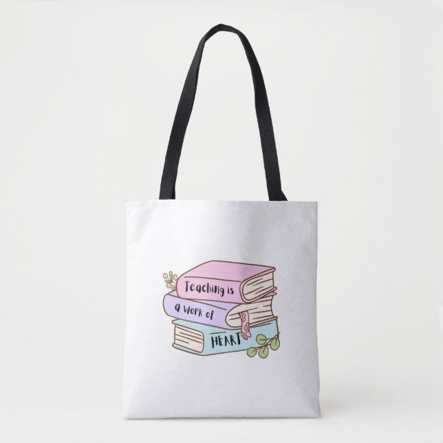Teacher appreciation tote bag | Custom message (Front)