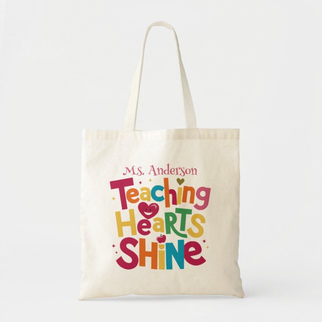 Teacher Appreciation Tote Bags (Front)