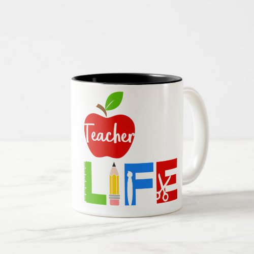 Teacher Appreciation Two_Tone Coffee Mug