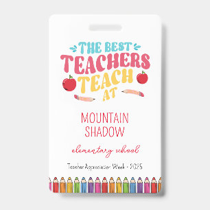 Teacher Appreciation Week Badge