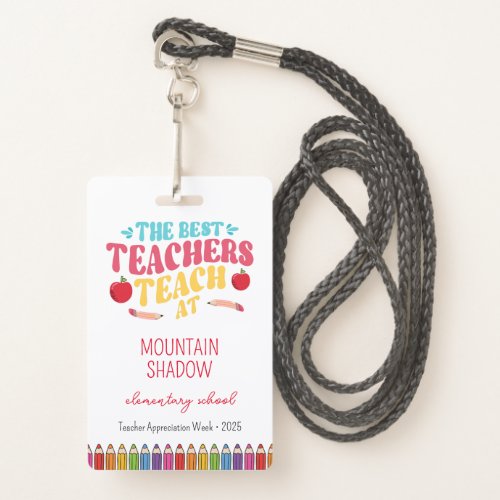 Teacher Appreciation Week  Badge